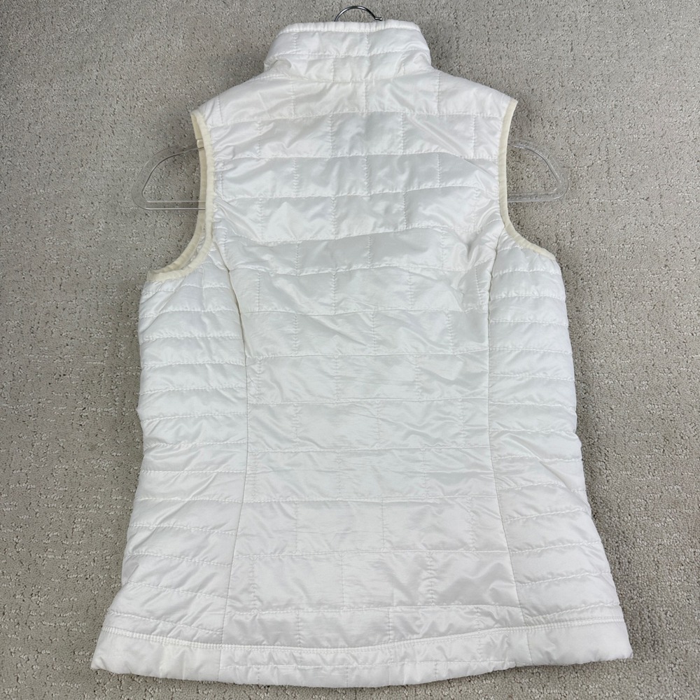 Patagonia Nano Puff Vest Womens XS White 84247 Quilted PrimaLoft Insulated - Picture 6 of 12